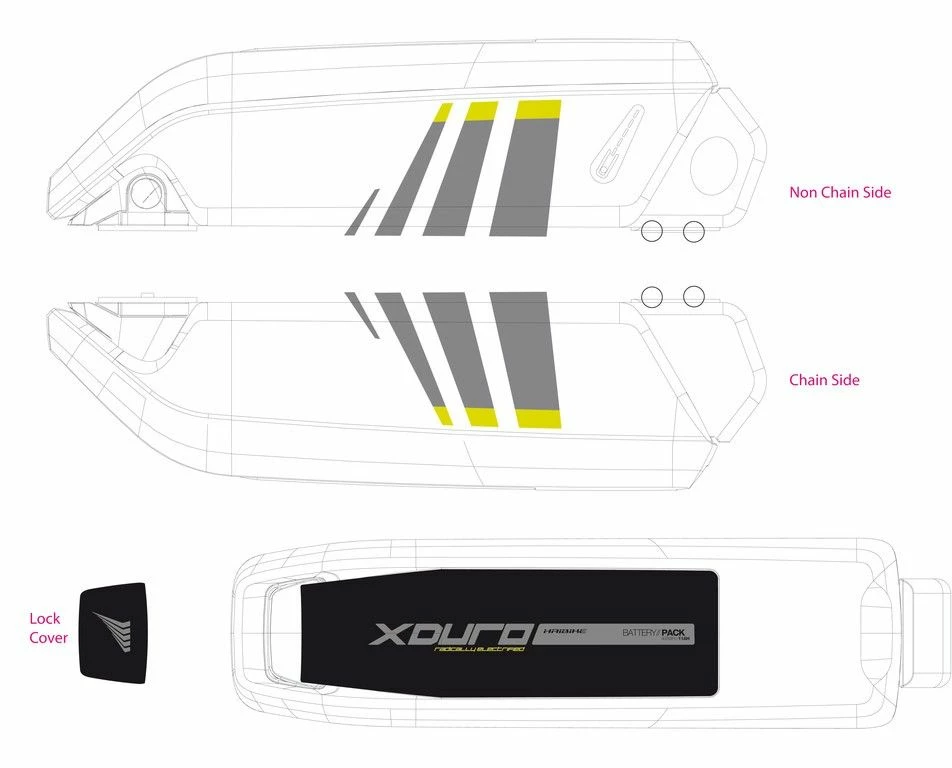 Haibike - Stickers Pour Batterie Bosch Sur XDURO 2014/ 2015/ 2016/ 2017 3 Haibike - Stickers Pour Batterie Bosch Sur XDURO 2014/ 2015/ 2016/ 2017 – Image 3