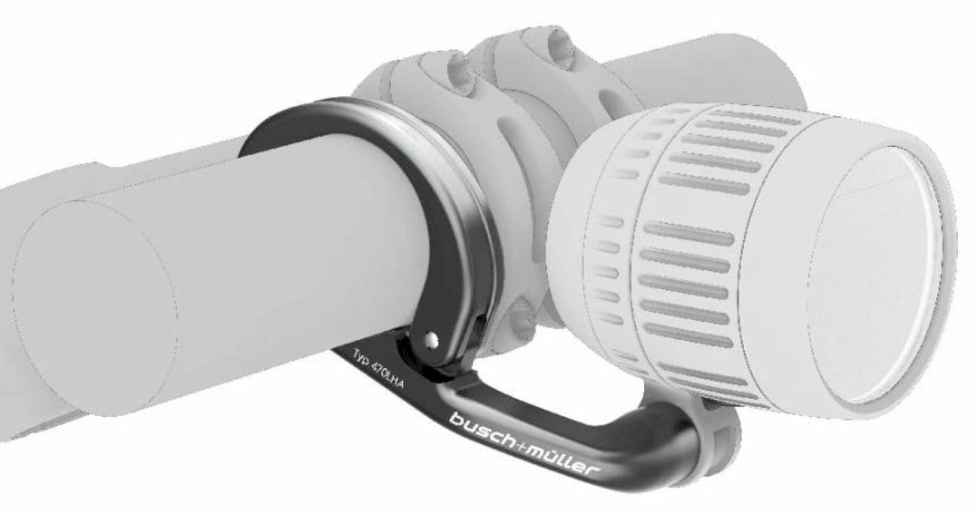 B&M Busch & Müller - Support D'éclairage Pour Guidon - Aluminium 1 B&M Busch & Müller - Support D'éclairage Pour Guidon - Aluminium