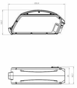 E-Bike Vision - EBV Batterie De Cadre Compatible Bosch Powerpack Classic Line -Pas Cher Le Vélo Branché Magasin e bike vision batterie de cadre compatible bosch classic line 2 3840x2160