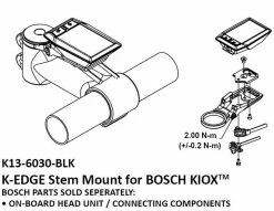 K-Edge - Support De Potence Pour écran Bosch Kiox -Pas Cher Le Vélo Branché Magasin k edge vorbau displayhalter bosch kiox montagehinweis 3840x2160