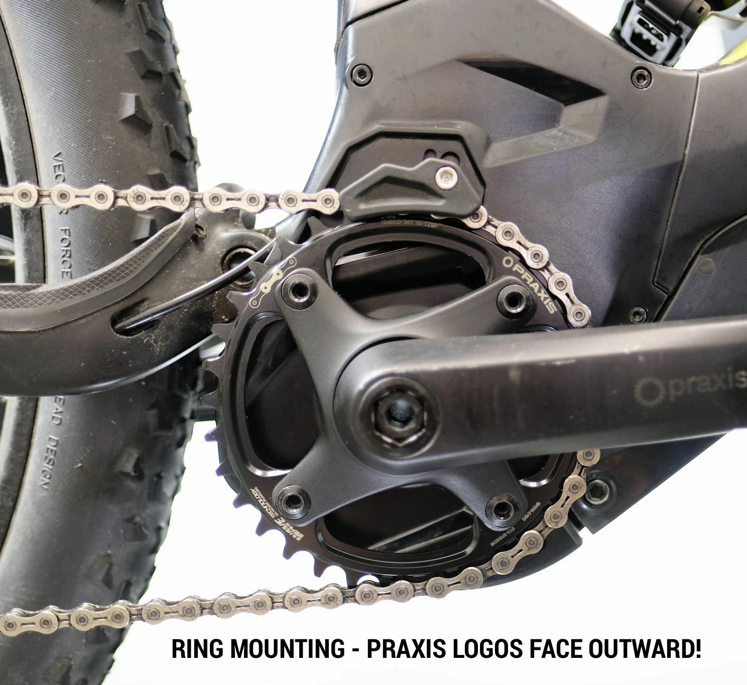 Praxis Works - Plateau VTT ERing Steel 104 Mm - Technologie Wave™ 2 Praxis Works - Plateau VTT ERing Steel 104 Mm - Technologie Wave™ – Image 2
